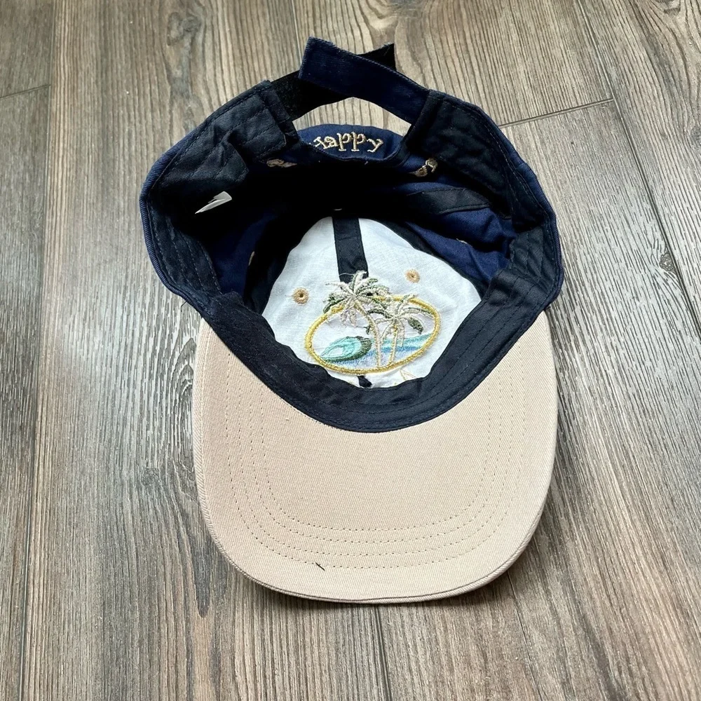 Aruba Navy and Tan Cap